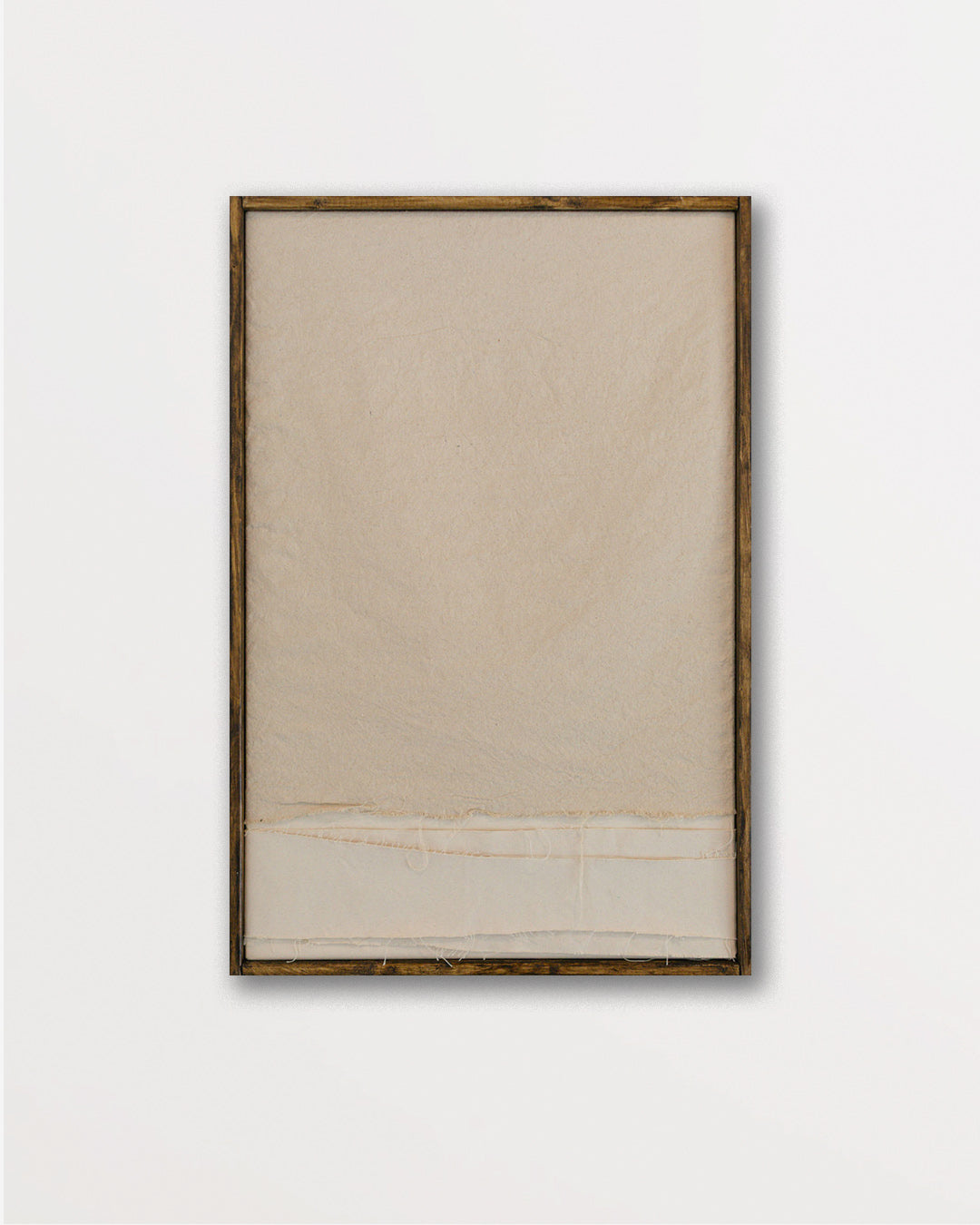 UNTITLED (raw canvas sculpture)