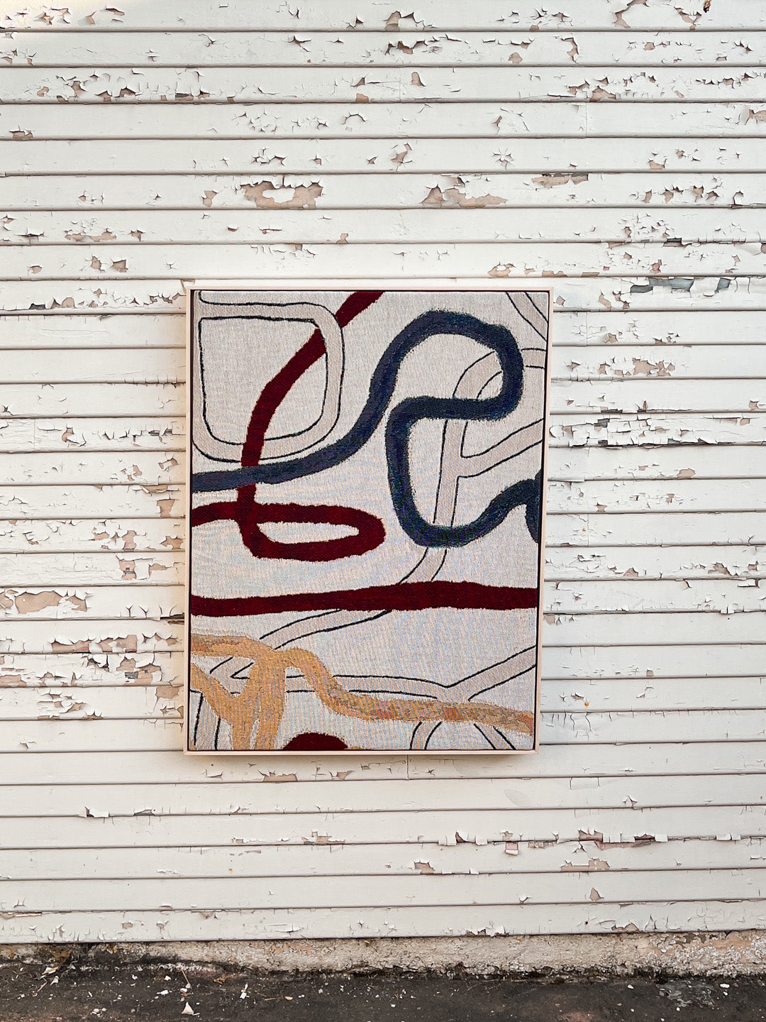 TANGLED CROP Framed Woven
