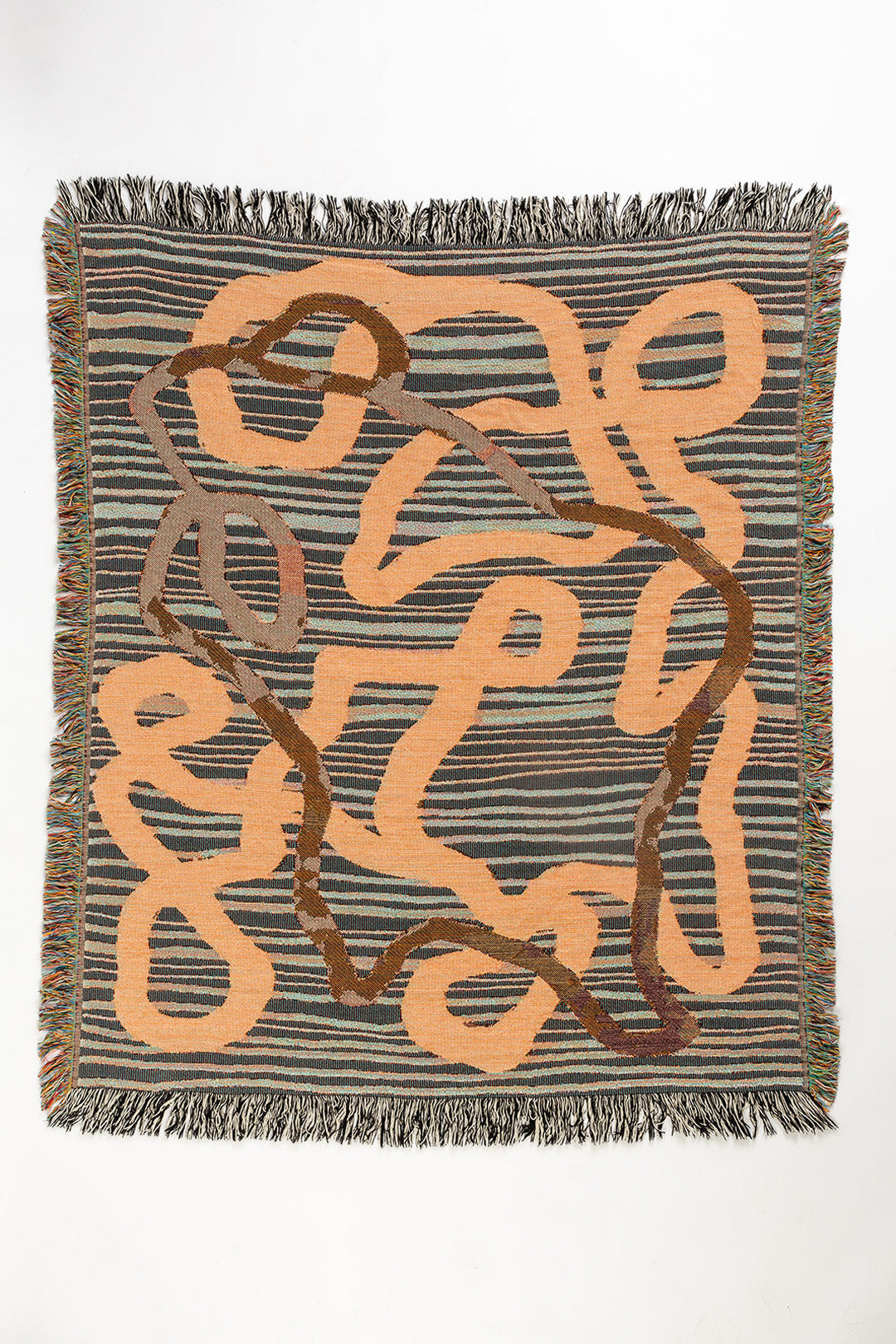 AZULE Woven Throw Blanket