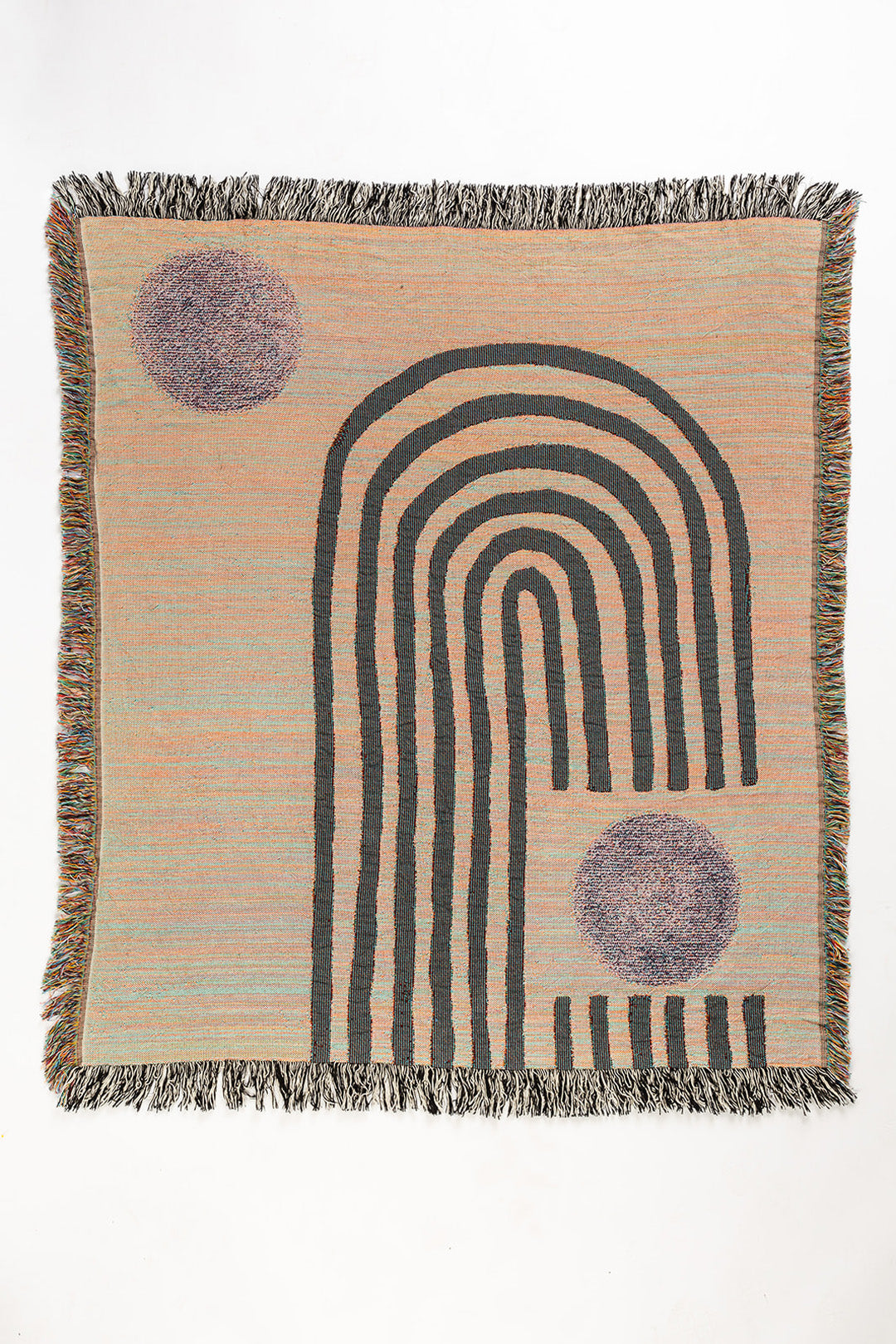 BLACKRAINBOW Woven Throw Blanket
