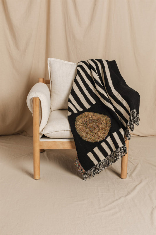 BLACKRAINBOW Woven Throw Blanket