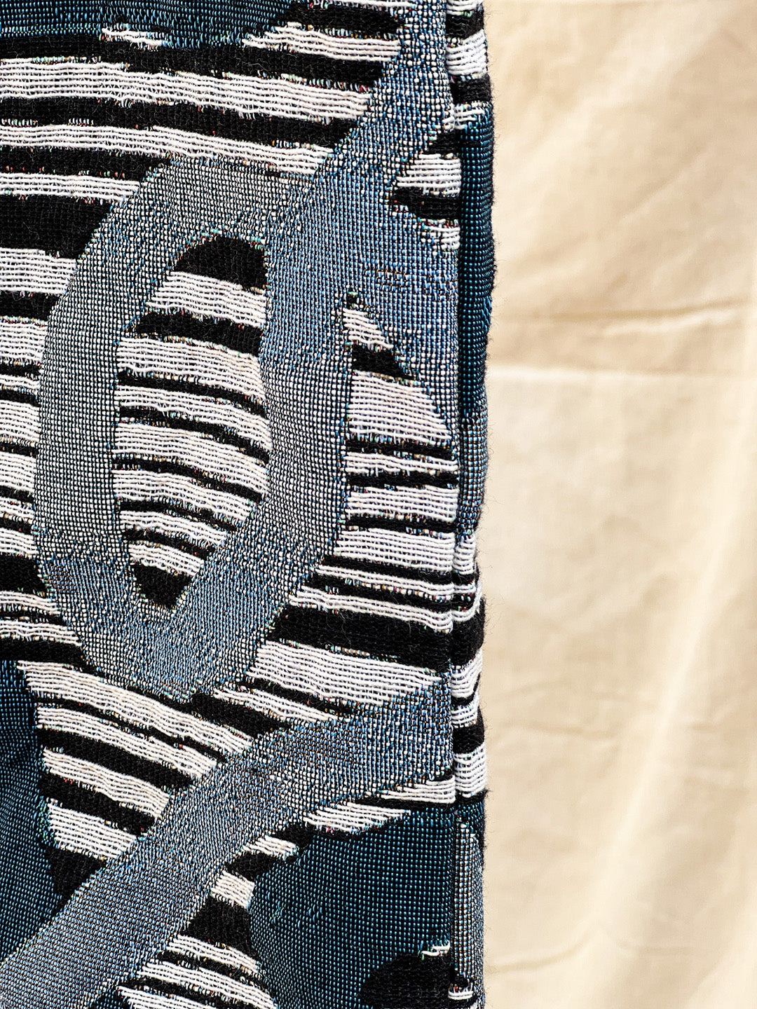 AZULE Jacquard Woven Tote