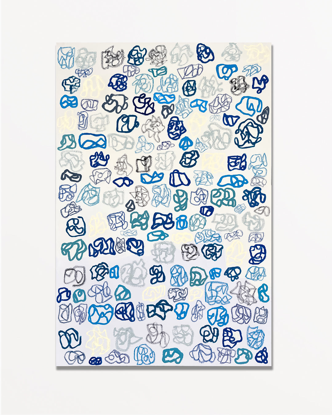 BED OF BLUE ROSES