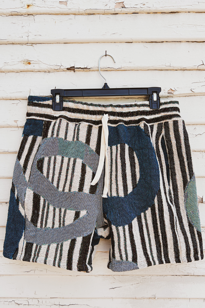 AZULE JACQUARD WOVEN SHORTS