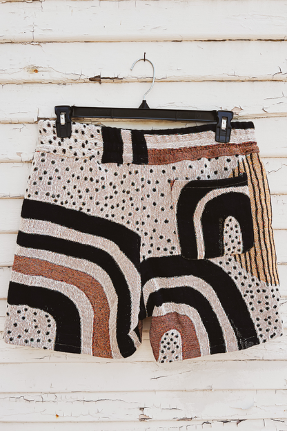 REDSTRIPE JACQUARD WOVEN SHORTS