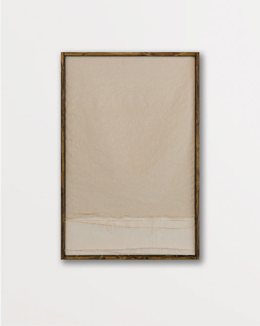 UNTITLED (raw canvas sculpture)