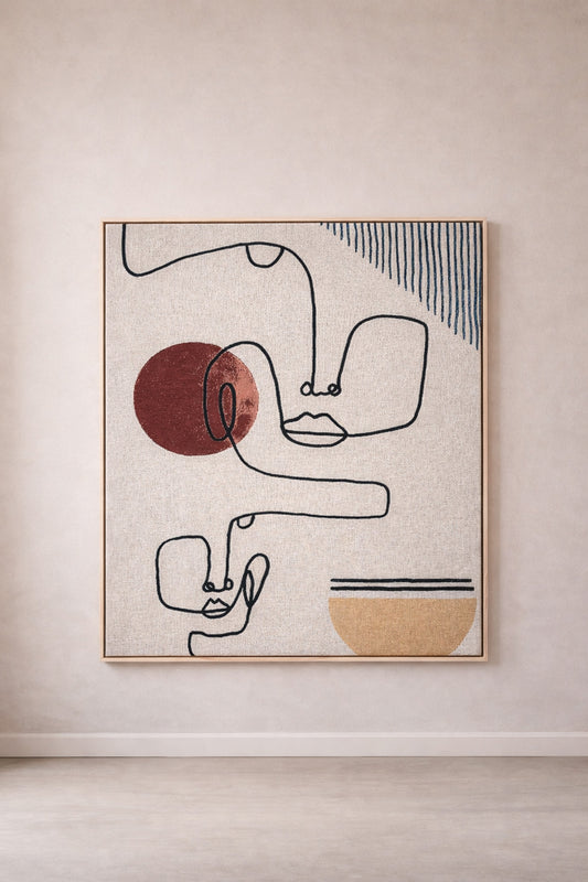 LINEFACES Framed Woven