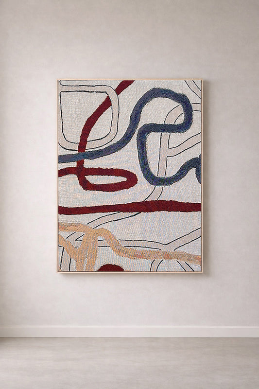 TANGLED CROP Framed Woven