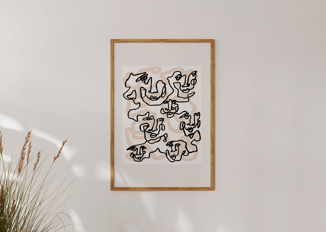 LA CARA BEIGE - Blanket Bestseller Art Print