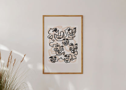 LA CARA BEIGE - Blanket Bestseller Art Print