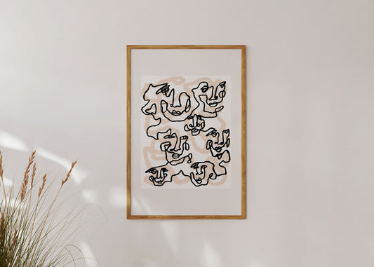 LA CARA BEIGE - Blanket Bestseller Art Print