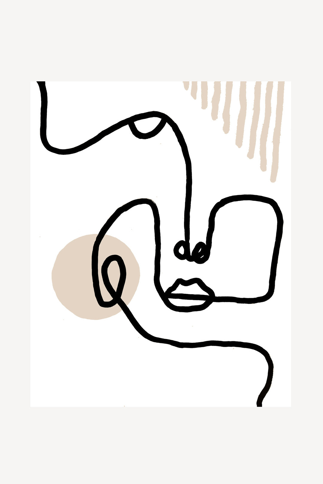 LINEFACES vs II - Blanket Bestseller Art Print