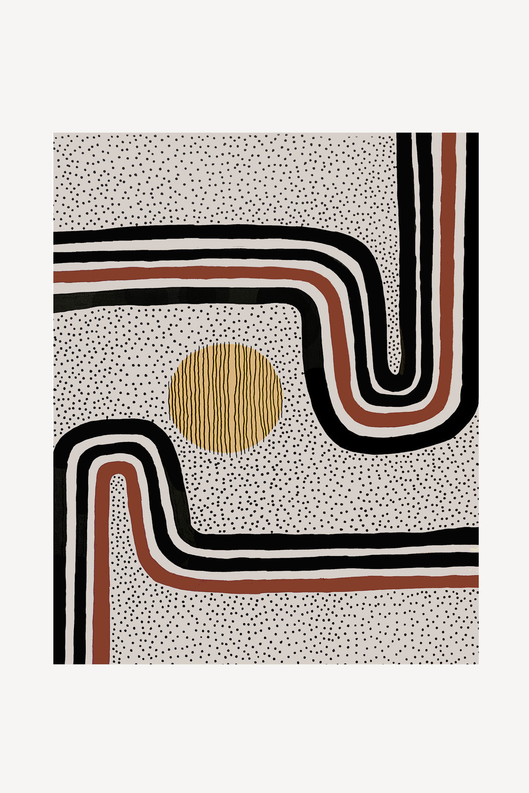 REDSTRIPE - Blanket Bestseller Art Print
