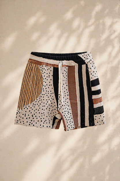 REDSTRIPE JACQUARD WOVEN SHORTS