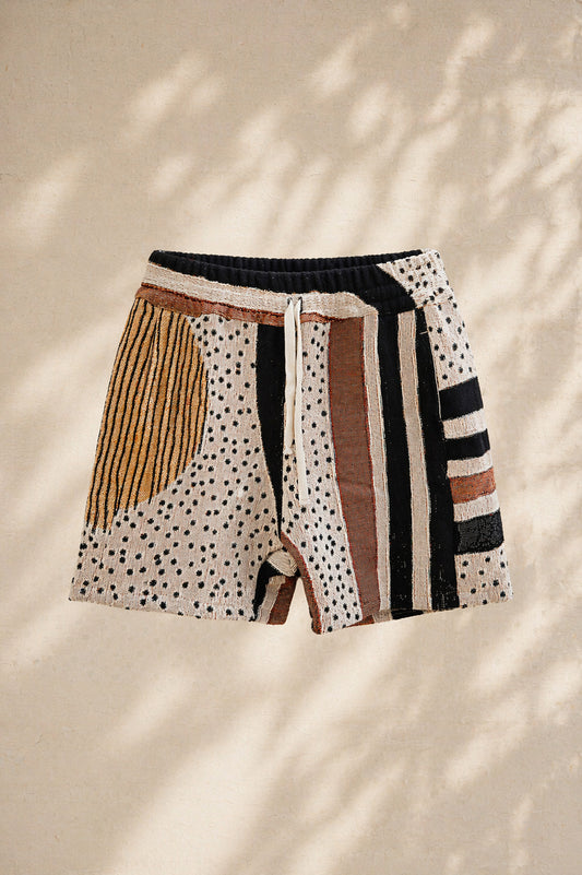 REDSTRIPE JACQUARD WOVEN SHORTS
