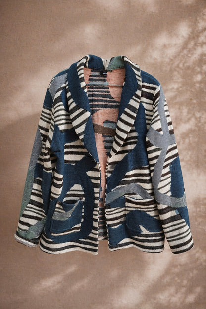 AZULE Jacquard Woven Jacket
