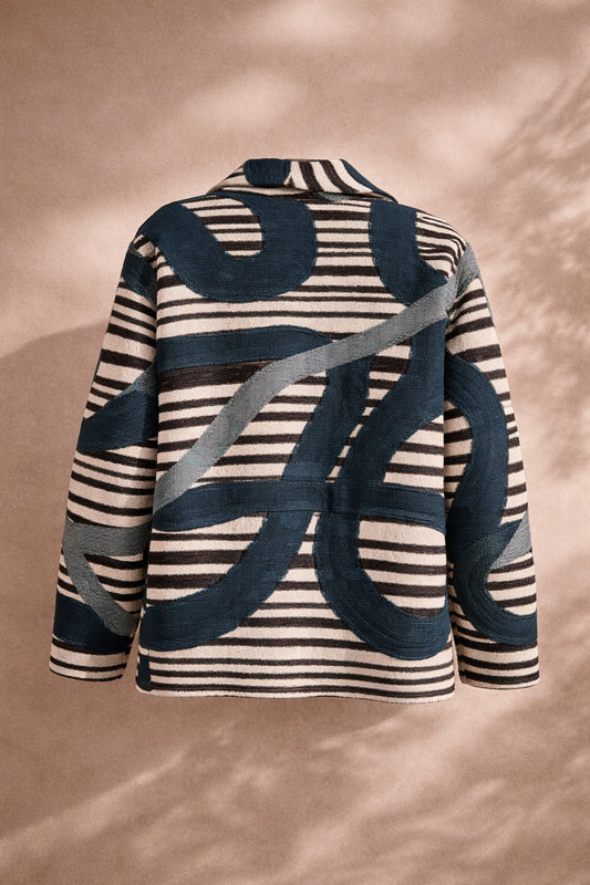 AZULE Jacquard Woven Jacket